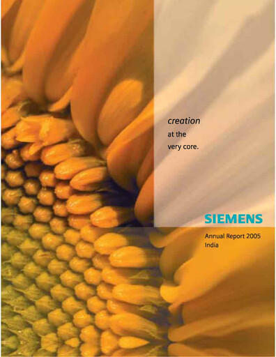 Thumbnail Siemens India
 Annual Report 2005