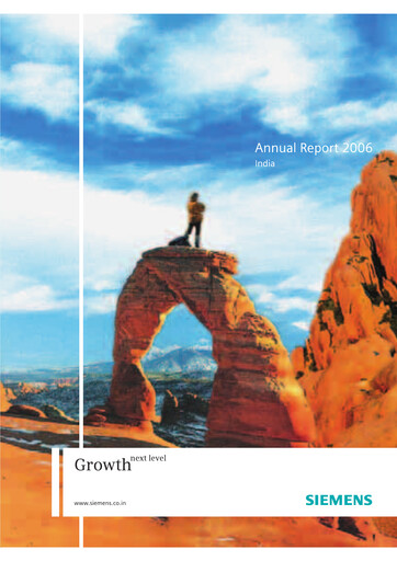 Thumbnail Siemens India
 Annual Report 2006