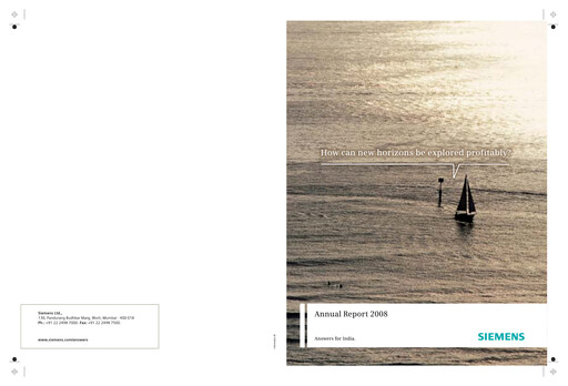 Thumbnail Siemens India
 Annual Report 2008