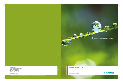 Thumbnail Siemens India
 Annual Report 2010