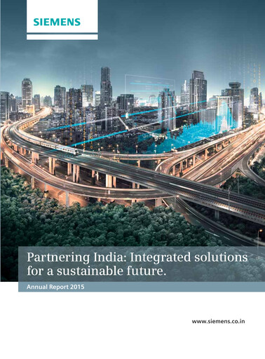 Thumbnail Siemens India
 Annual Report 2015