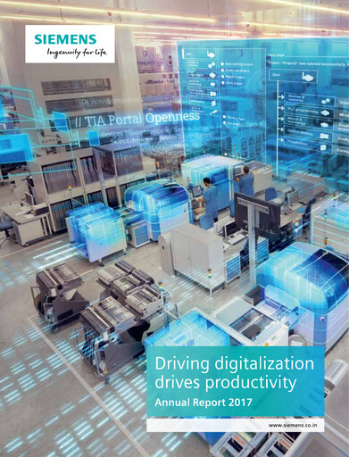 Thumbnail Siemens India
 Annual Report 2017