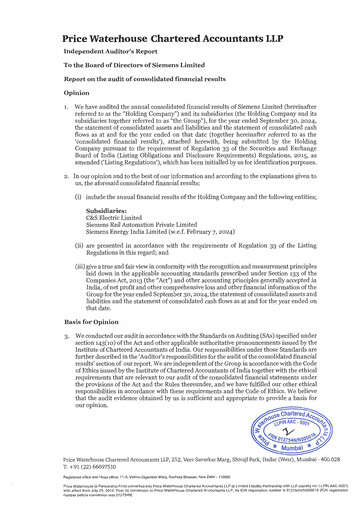 Thumbnail Siemens India
 Financial Statement 2024