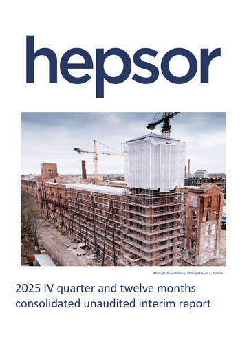Thumbnail Hepsor AS Financial Report 2025