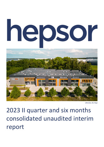 Vorschaubild Hepsor AS Halbjahresbericht 2023