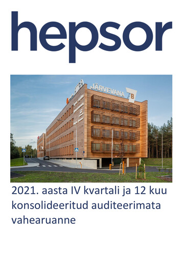 Thumbnail Hepsor AS Quarterly Report 2021-q4