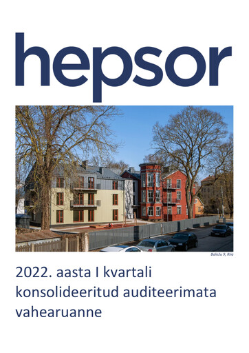 Thumbnail Hepsor AS Quarterly Report 2022-q1