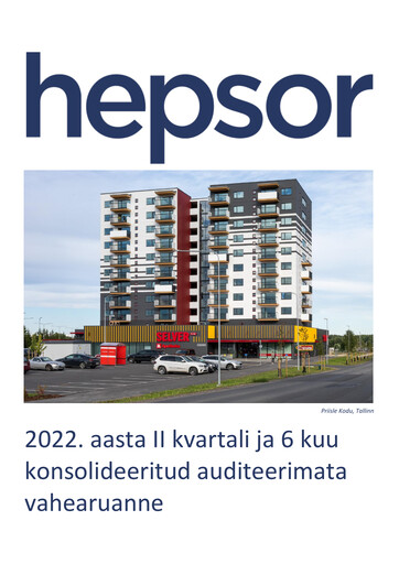 Thumbnail Hepsor AS Quarterly Report 2022-q2