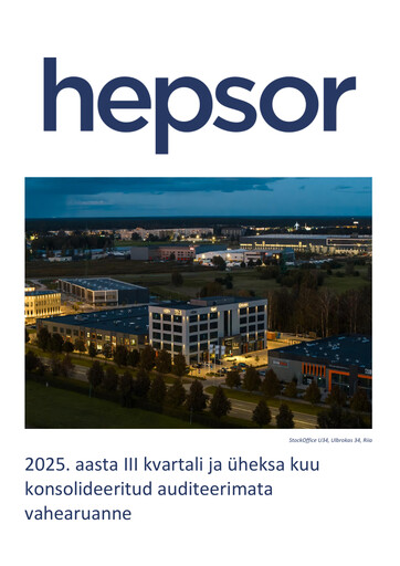 Thumbnail Hepsor AS Quarterly Report 2025-q3