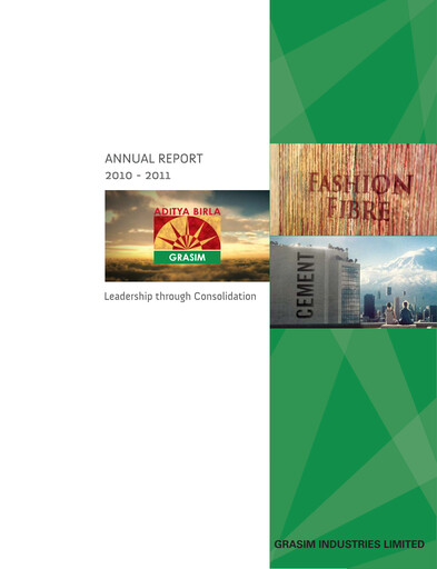 Thumbnail Grasim Industries
 Annual Report 2010-2011