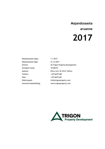 Thumbnail AS Trigon Property Development Annual Report 2017
