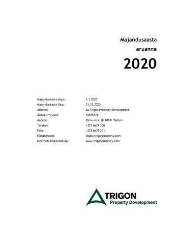 Thumbnail AS Trigon Property Development Annual Report 2020