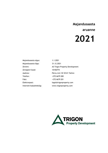 Thumbnail AS Trigon Property Development Annual Report 2021