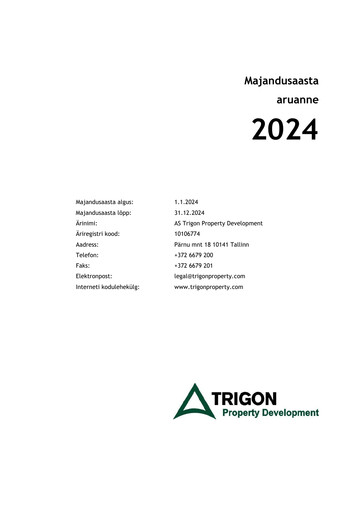 Thumbnail AS Trigon Property Development Annual Report 2024