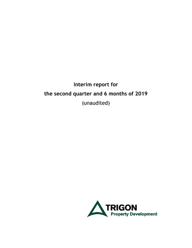 Thumbnail AS Trigon Property Development Half-year Report 2019-h1