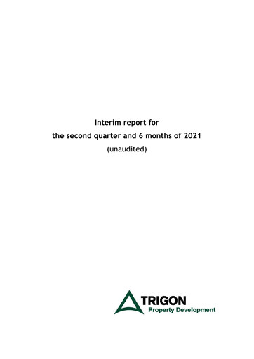 Thumbnail AS Trigon Property Development Half-year Report 2021-h1