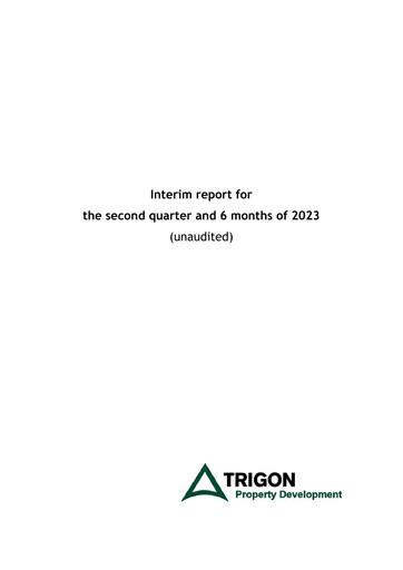 Thumbnail AS Trigon Property Development Half-year Report 2023-h1