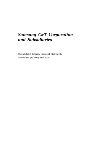 Thumbnail Samsung C&T Corporation Quarterly Report 2019-q3