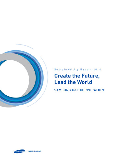 Thumbnail Samsung C&T Corporation Sustainability Report 2014
