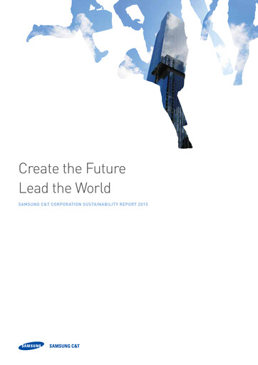 Thumbnail Samsung C&T Corporation Sustainability Report 2015