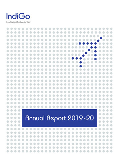 Thumbnail InterGlobe Aviation (IndiGo) Annual Report 2019-2020