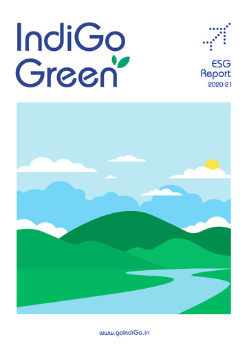 Thumbnail InterGlobe Aviation (IndiGo) ESG Report 2020-2021