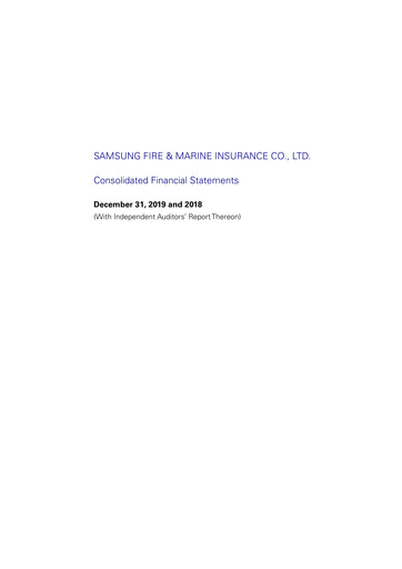 Thumbnail Samsung Fire & Marine Insurance Co., Ltd. Financial Statement 2019