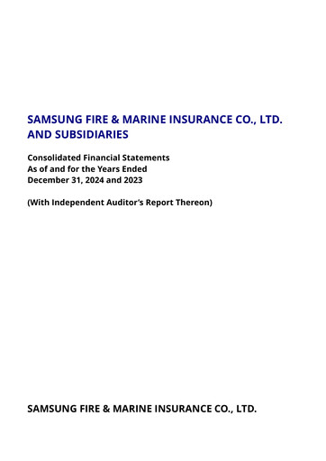 Thumbnail Samsung Fire & Marine Insurance Co., Ltd. Financial Statement 2024