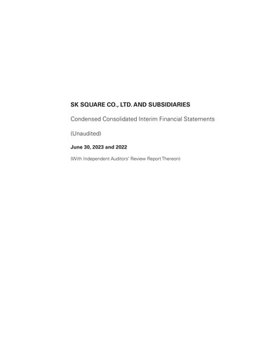 Thumbnail SK Square Half-year Report 2023-h1