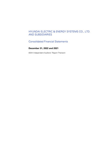 Thumbnail HD Hyundai Electric Financial Statement 2022