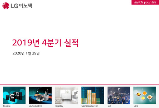 Thumbnail LG Innotek Quarterly Report 2019-q4