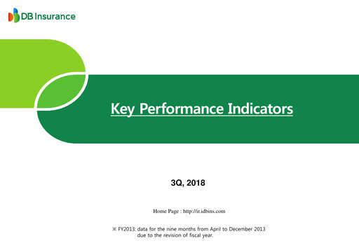 Thumbnail DB Insurance Quarterly Report 2018-q3