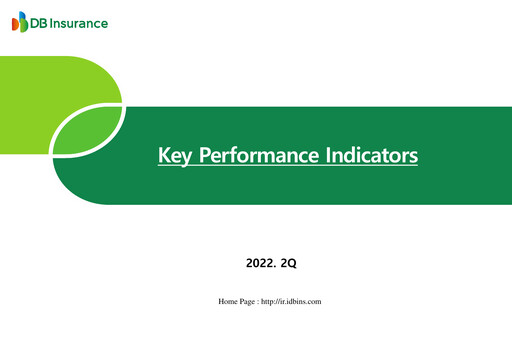 Thumbnail DB Insurance Quarterly Report 2022-q2