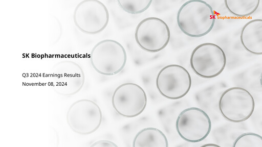 Miniature SK Biopharmaceuticals Rapport trimestriel 2024-q3
