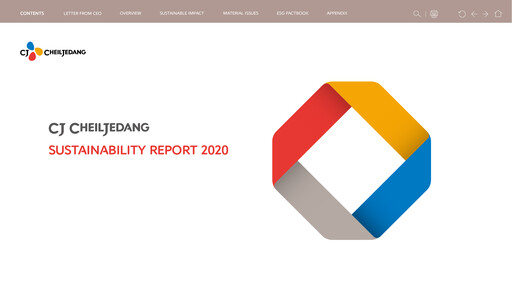 Miniature CJ Cheiljedang Corporation Rapport de durabilité 2020