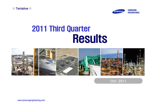 Vorschaubild Samsung E&A Quartalsbericht 2011-q3