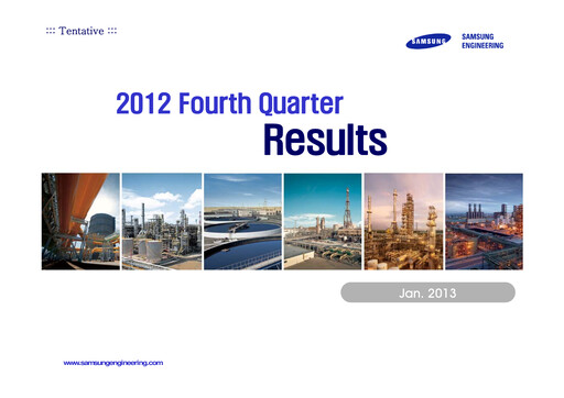 Vorschaubild Samsung E&A Quartalsbericht 2012-q4