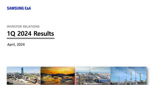 Vorschaubild Samsung E&A Quartalsbericht 2024-q1