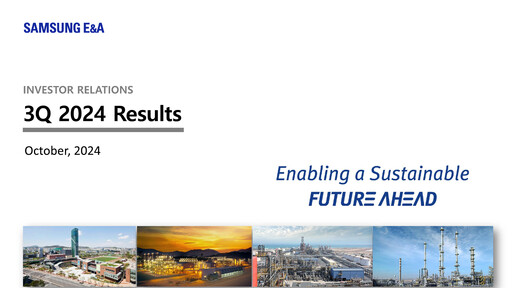 Vorschaubild Samsung E&A Quartalsbericht 2024-q3