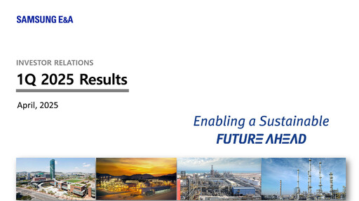 Vorschaubild Samsung E&A Quartalsbericht 2025-q1