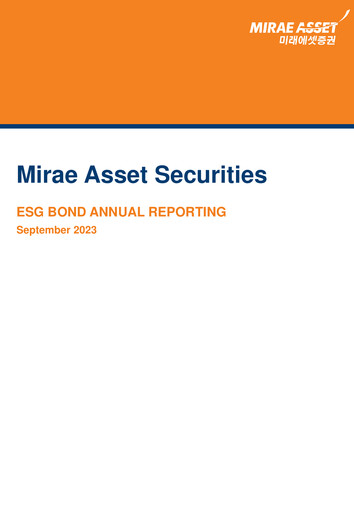 Miniature Mirae Asset Securities Co., Ltd. Rapport ESG 2023