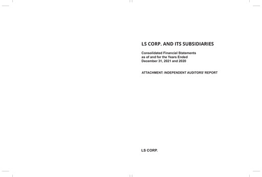 Miniature LS Corp. Bilan financier 2021