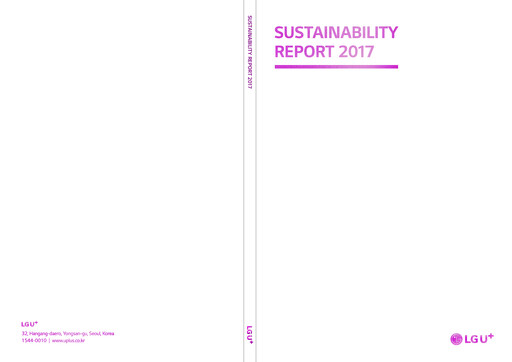 Thumbnail LG Uplus Corp. Sustainability Report 2017