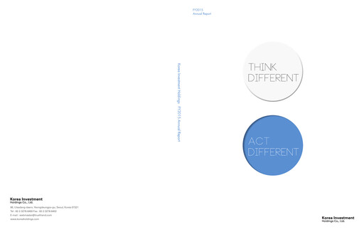 Miniature Korea Investment Holdings Rapport annuel 2015