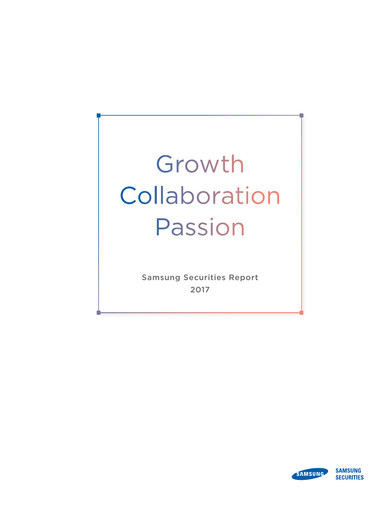 Thumbnail Samsung Securities Sustainability Report 2017