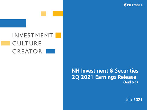 Miniature NH Investment & Securities Co., Ltd. Rapport trimestriel 2021-q2