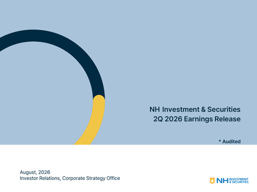 Miniature NH Investment & Securities Co., Ltd. Rapport trimestriel 2026-q2