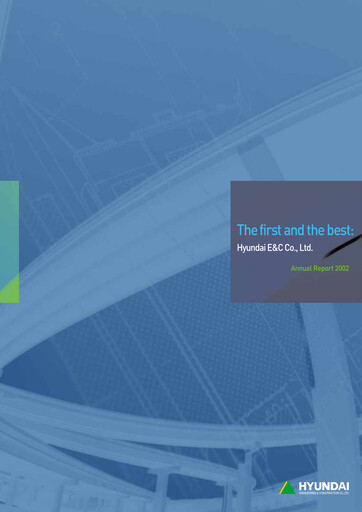 Thumbnail Hyundai Engineering and Construction Annual Report 2002
