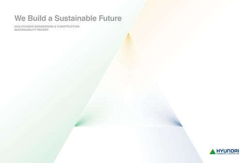 Thumbnail Hyundai Engineering and Construction Sustainability Report 2025