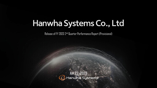 Thumbnail Hanwha Systems Quarterly Report 2023-q2